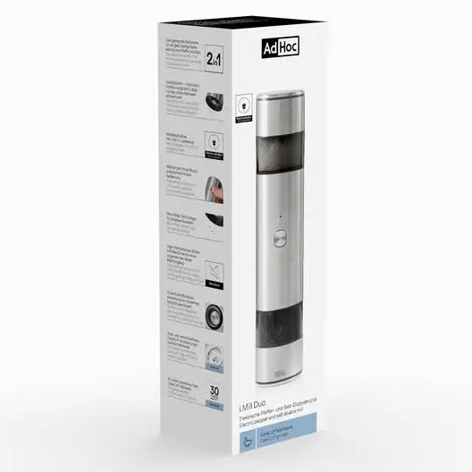 Ad Hoc i.Mill Duo Electric Pepper & Salt Double Mill – 9.3"