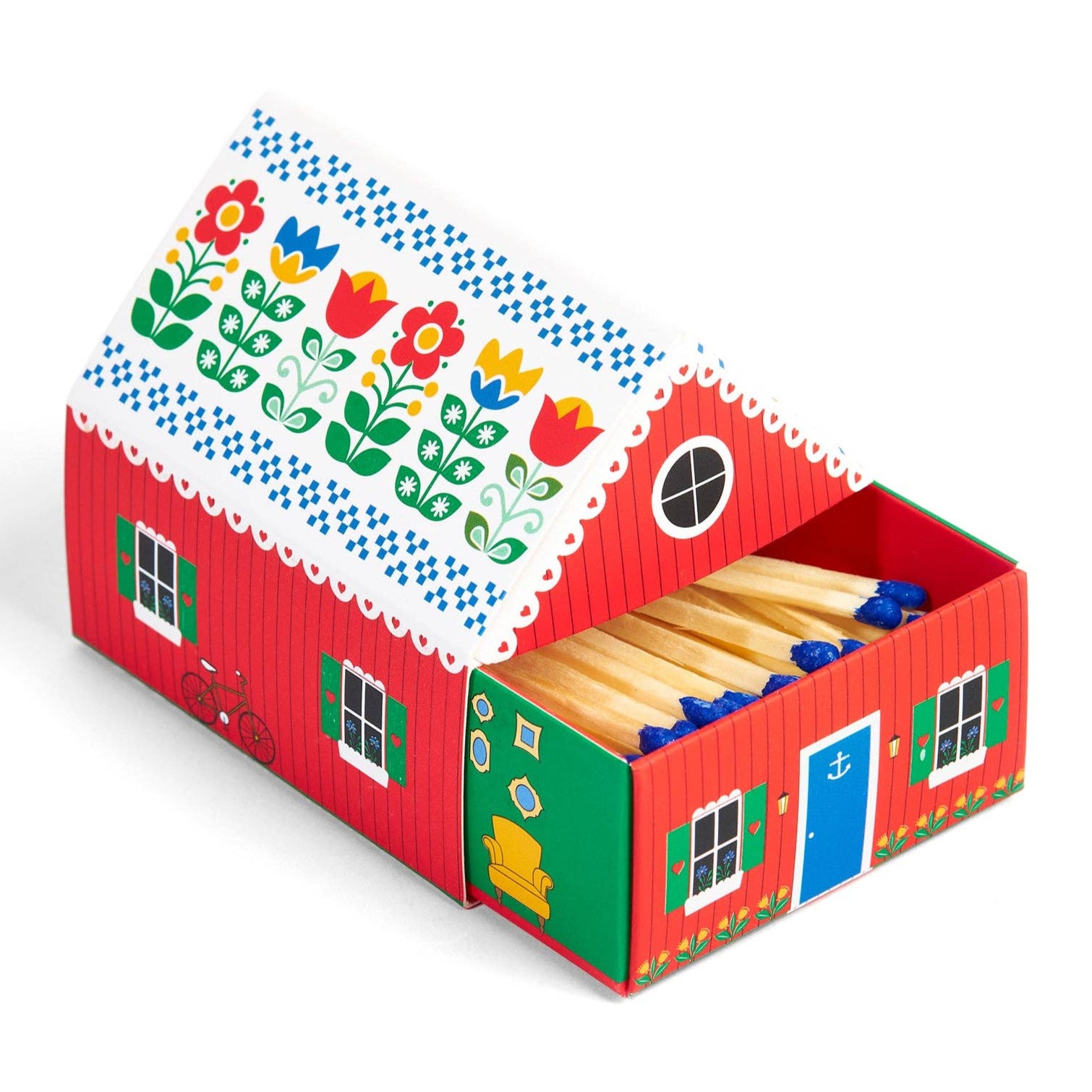 Swedish Dream Tiny Living Matchbox Cottage– 100 Stick Matches