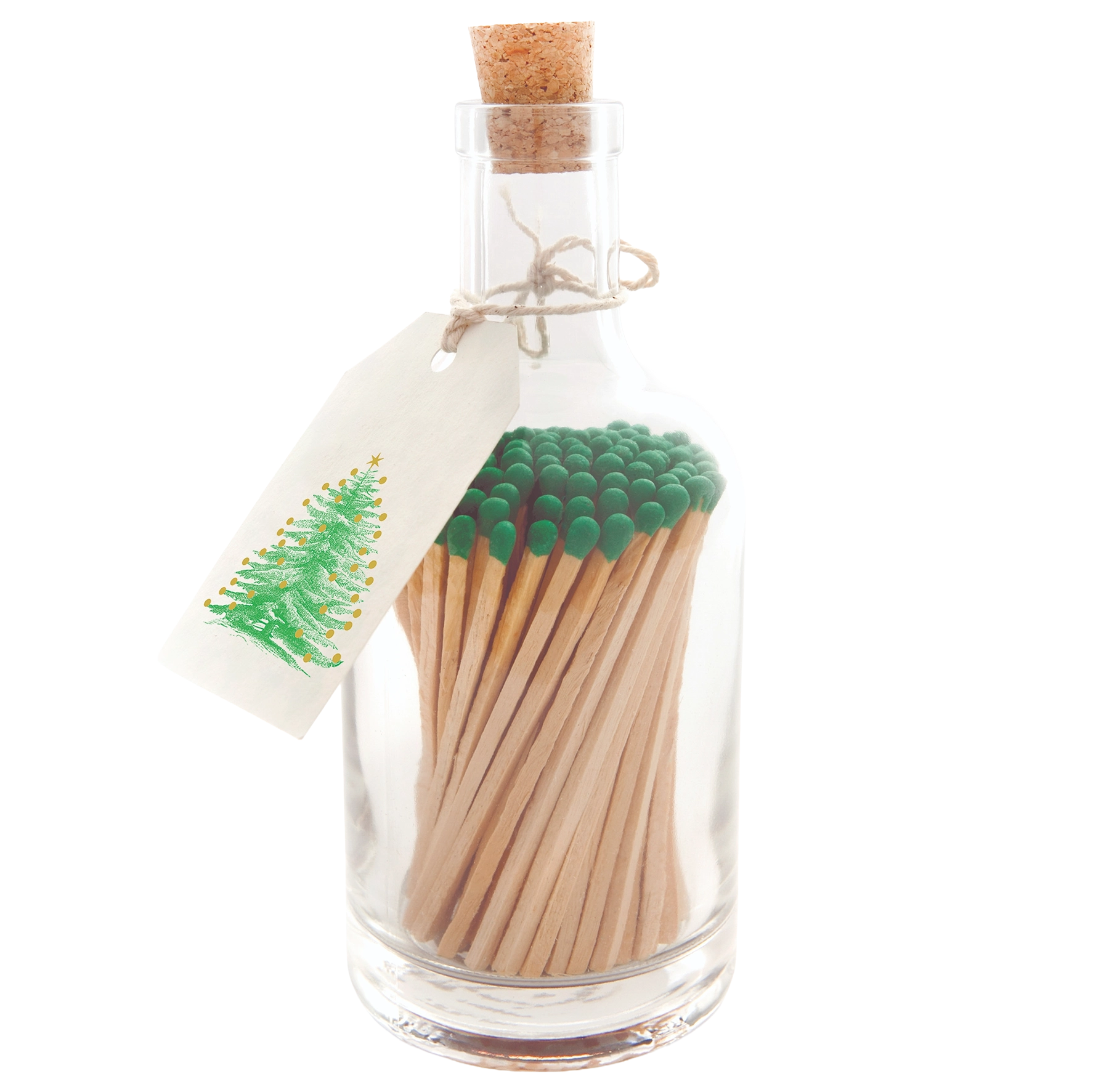 Archivist Christmas Tree Tag Luxury Matches – 125 Stick Matches