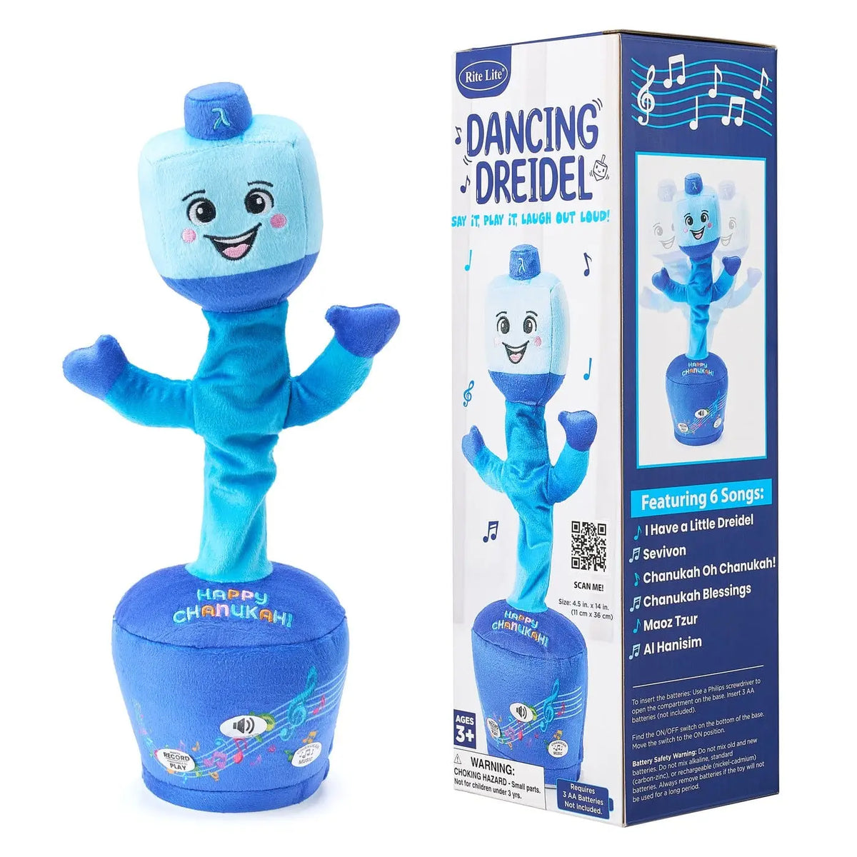 Chanukah Dancing Dreidel – Includes 6 Chanukah Songs
