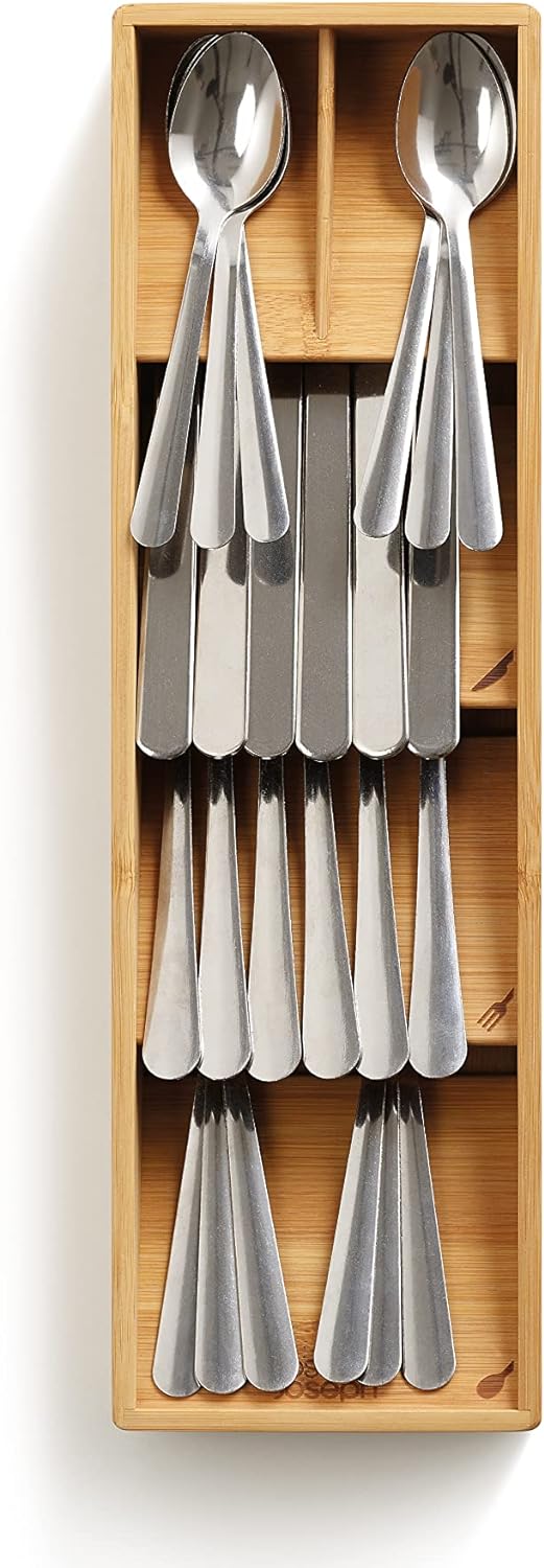 DrawerStore Bamboo Cutlery Organizer – 15.5"x 5"