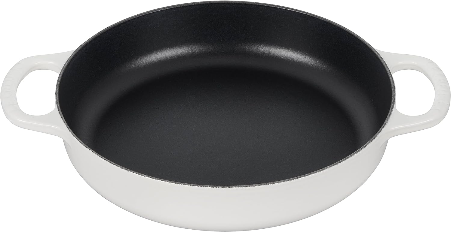 Le Creuset Signature Cast Iron Everyday Pan – SPECIAL – 11" – White