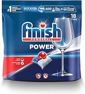 Finish Classic Powerball - Dishwashing Tablets - Pack of 18