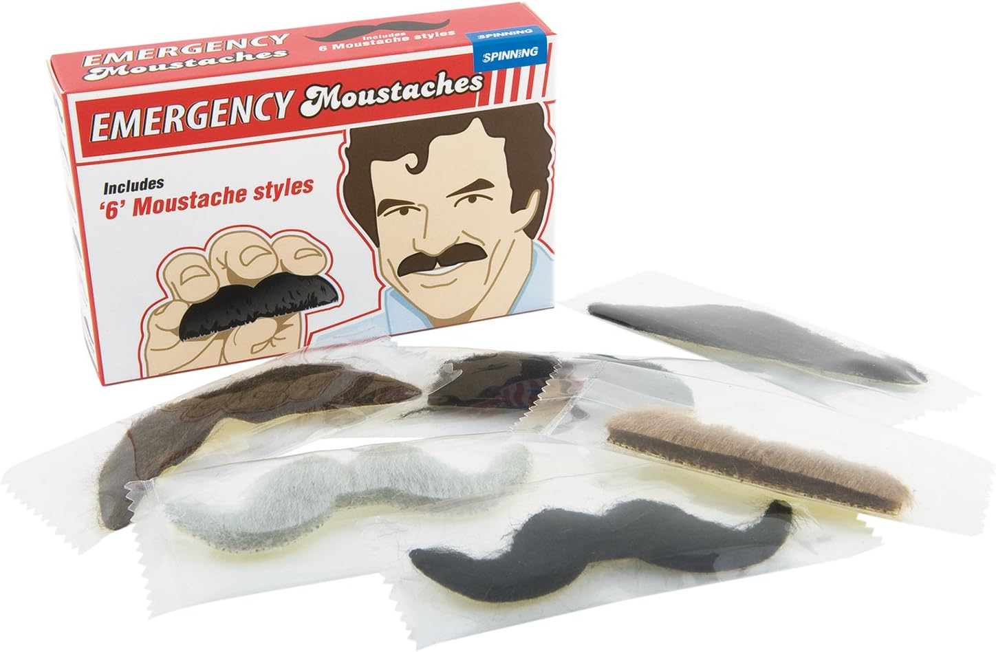 Emergency Mustaches – Set of 6
