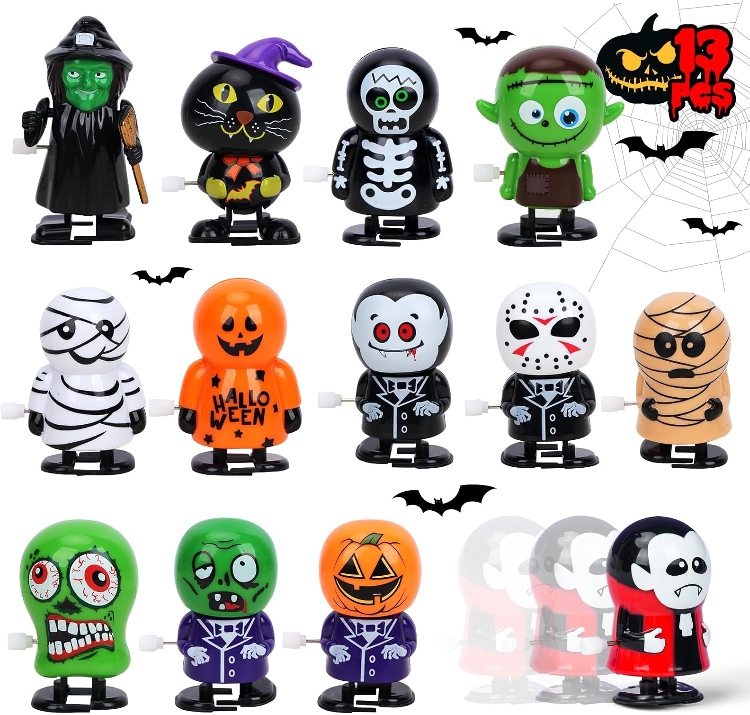 Halloween Wind Up Toys – Assorted Styles – Each Sold Separately