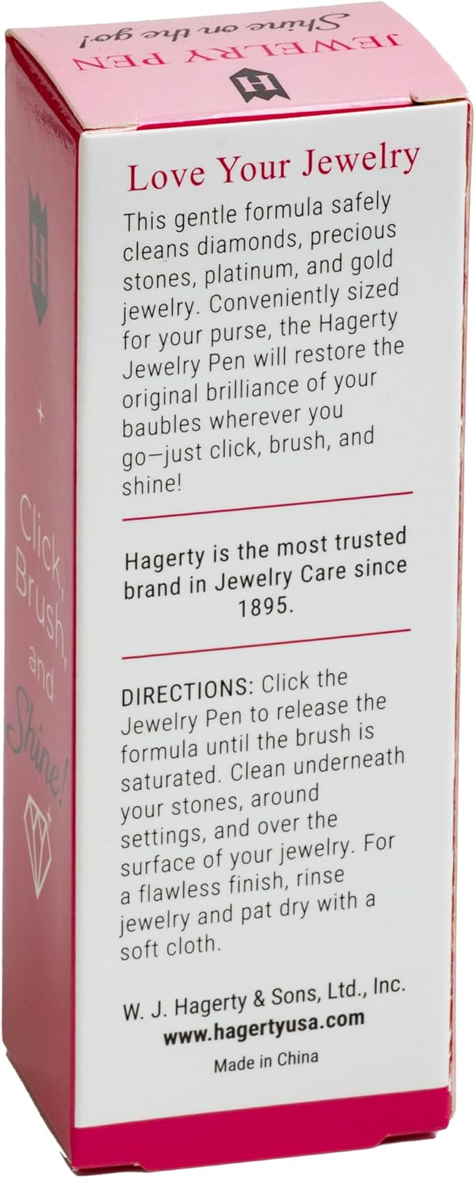 Hagerty Jewelry Pen for On-The-Go Jewelry Cleaning