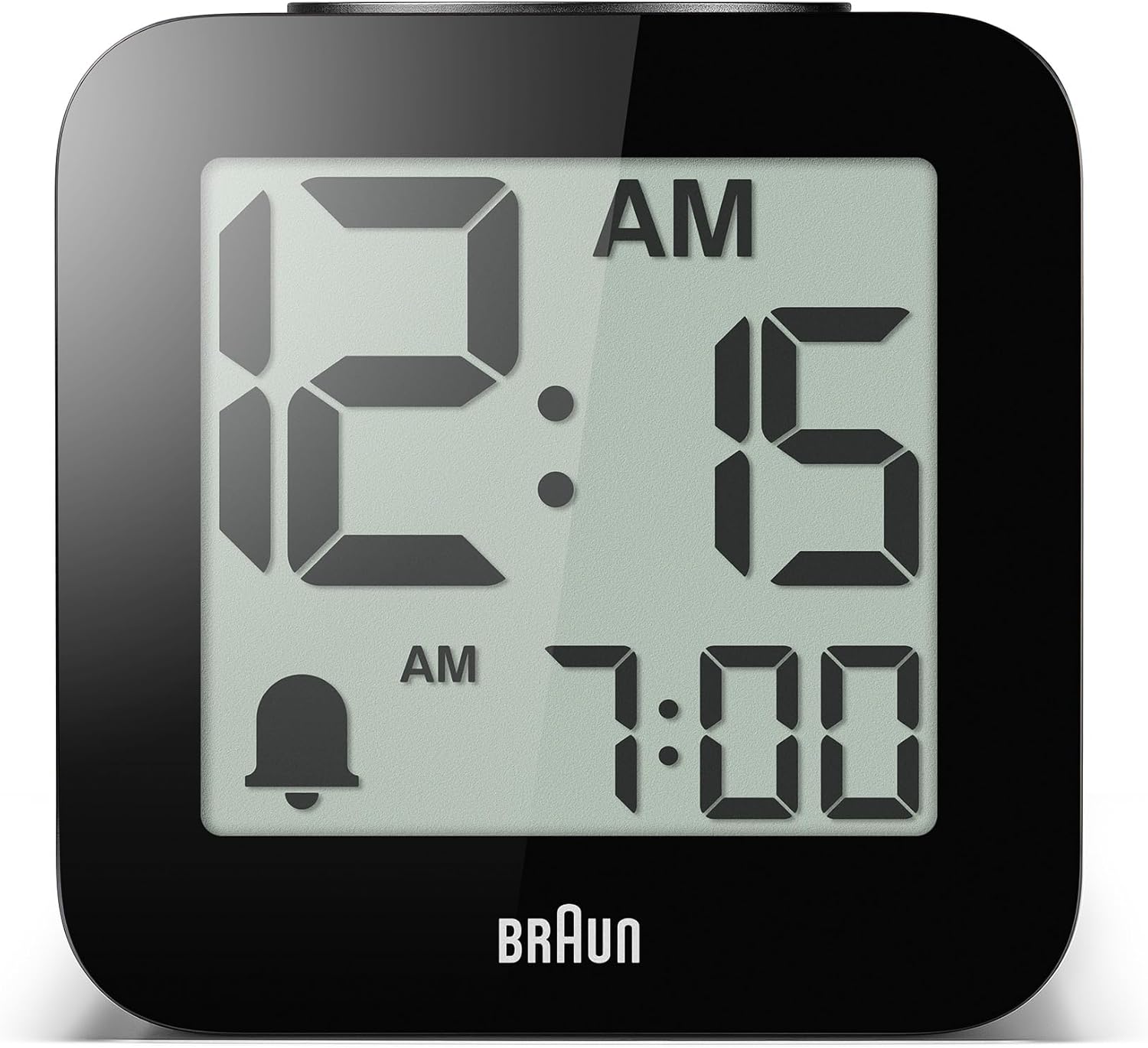 Braun Digital Alarm Clock with Voice Output – Black