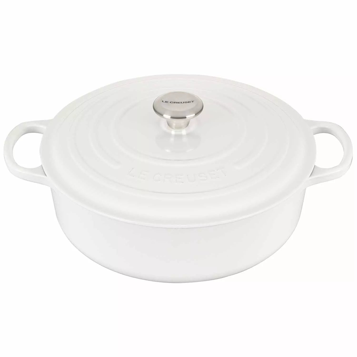 Le Creuset Wide Round Oven – SPECIAL – 6.5 QT – White