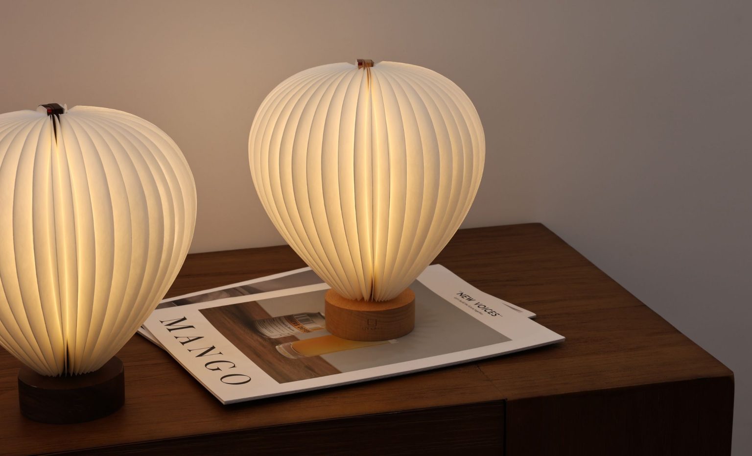 Gingko Aeris Light –  Natural Beech Wood – 7" x 8.5"