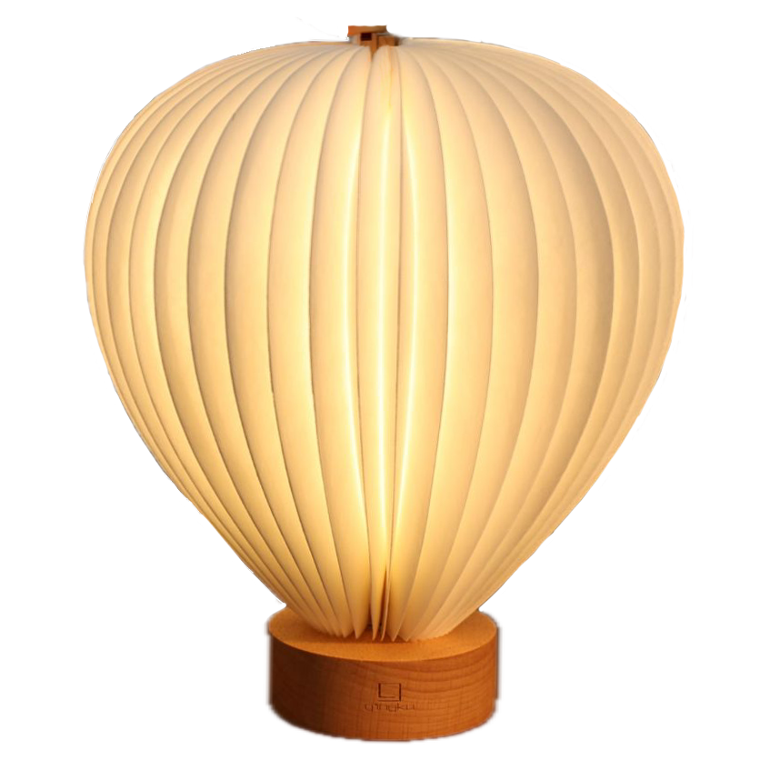 Gingko Aeris Light –  Natural Beech Wood – 7" x 8.5"