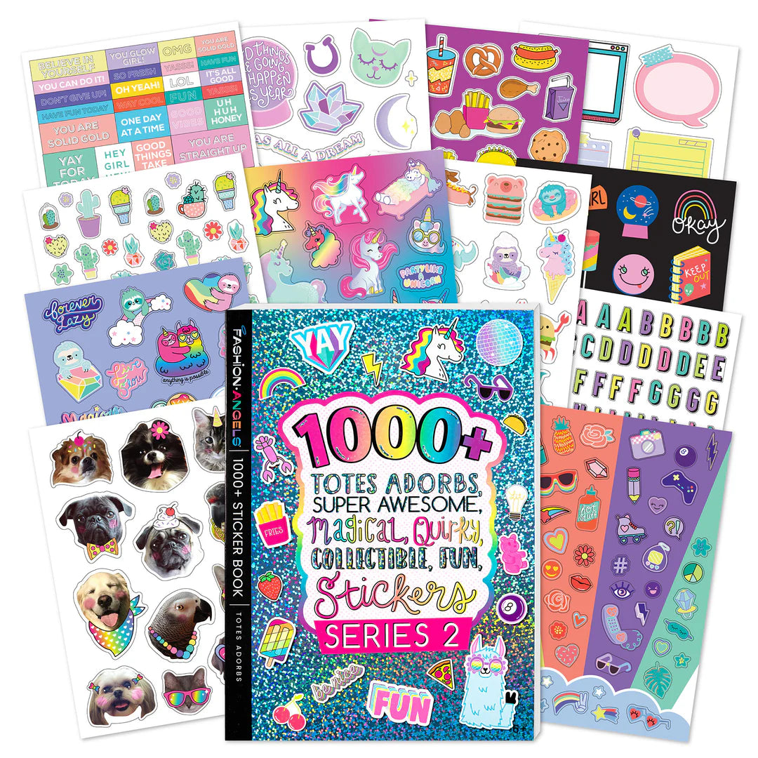 1000+ Totes Adorbs Sticker Book for Kids  of All Ages 6+ – Series 2