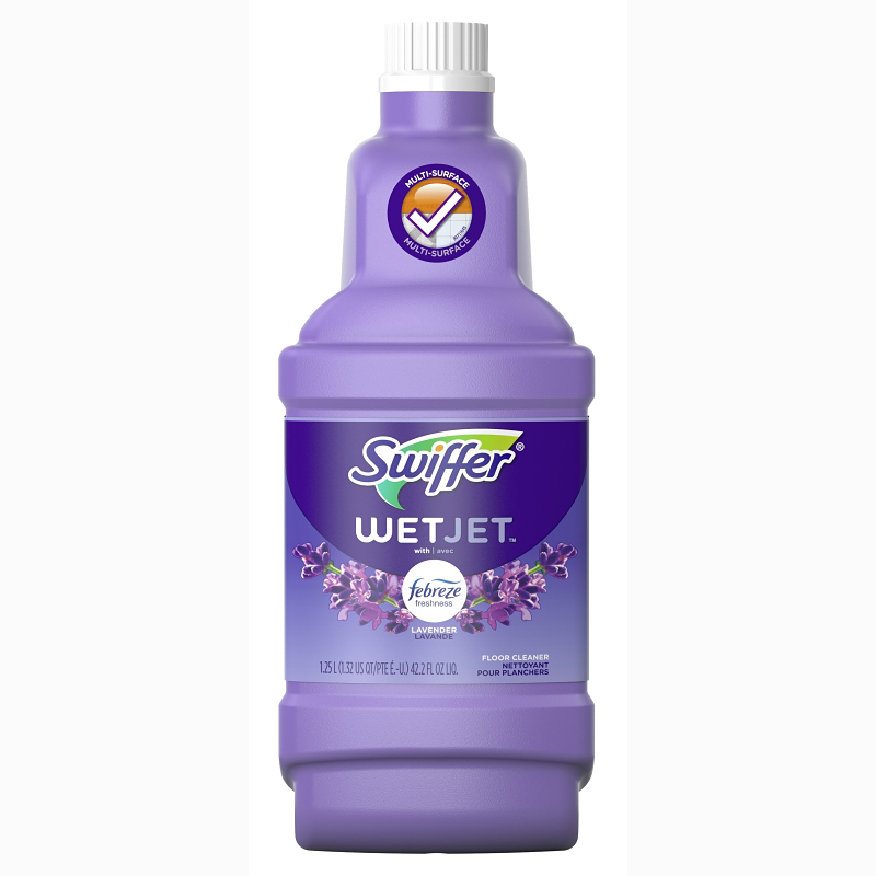 Swiffer Wet Jet Multi-Surface Solution – Lavender Fabreze Freshness – 1.25-Liter