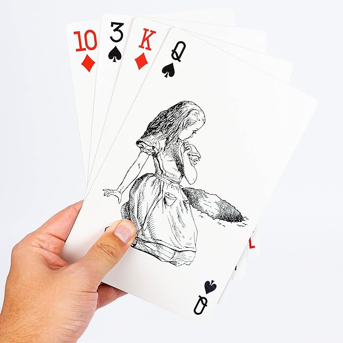 Jumbo Alice in Wonderland Themed Playing Cards