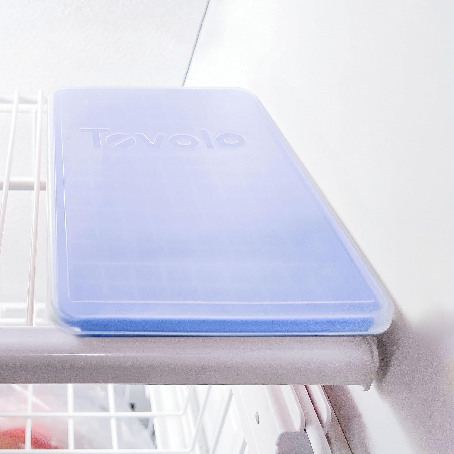 Tovolo Silicone Mini Ice Tray With Lid – Blue