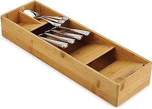 DrawerStore Bamboo Cutlery Organizer – 15.5"x 5"