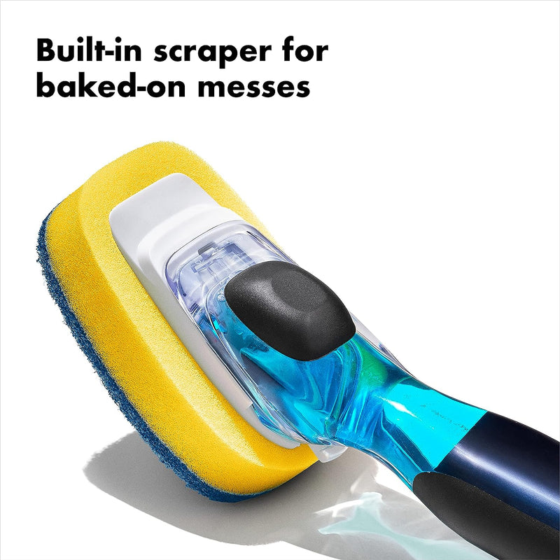 OXO Good Grips Soap Dispensing Dish Brush, Black