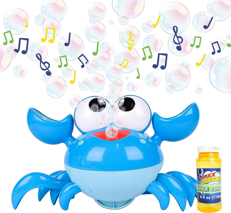 Dancing Crab Bubble Machine - Moving Bubble Blower for Kids | Lights Up and Plays Music
