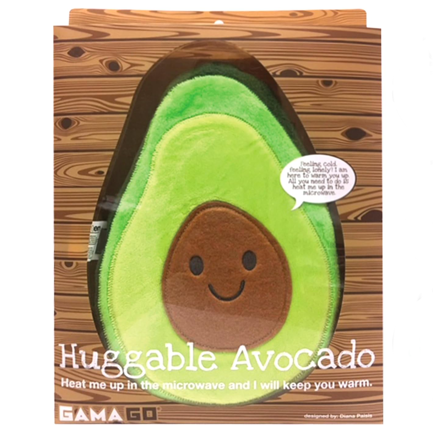 GAMAGO Microwavable Heating Pad & Huggable Pillow – Avocado