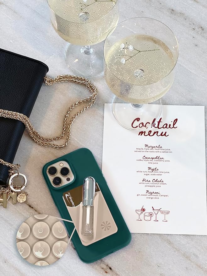 Tech Candy Bare Necessities Phone Back Pocket – Natural