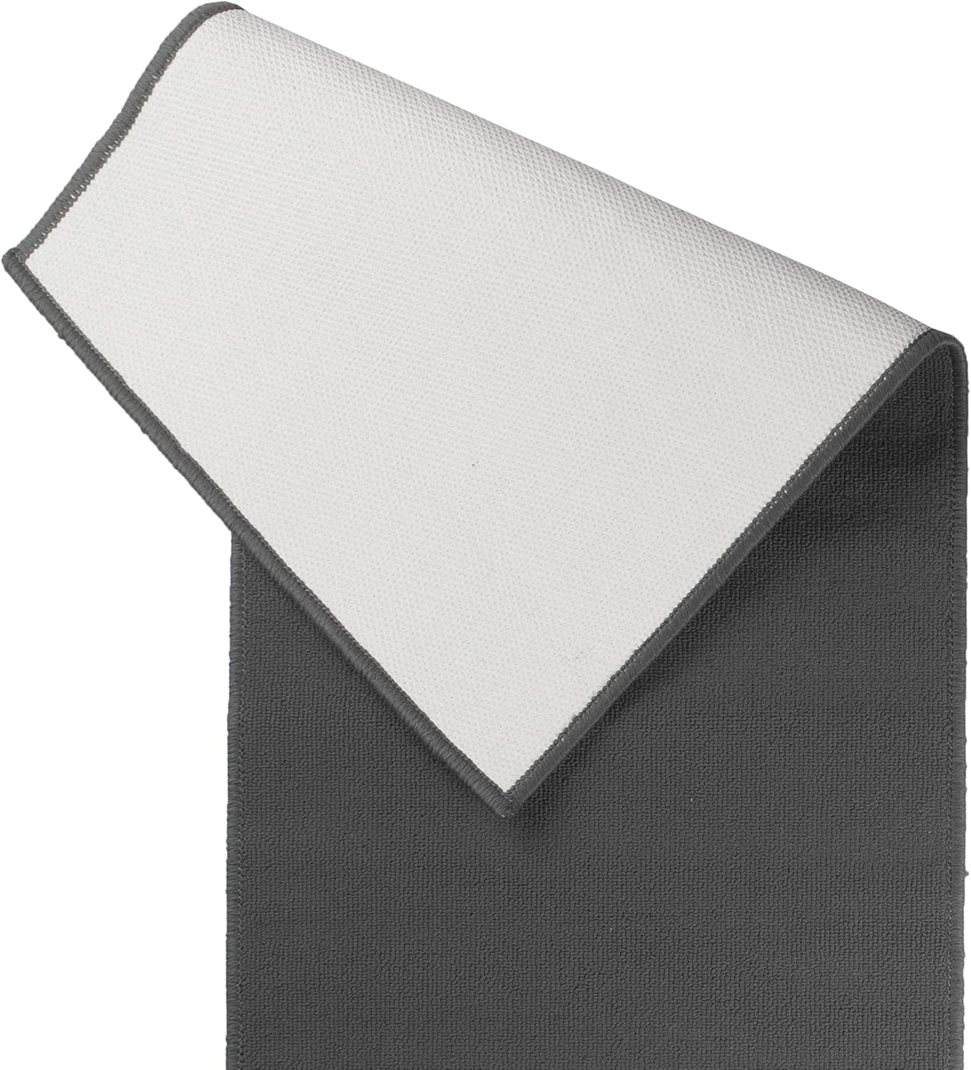 Ritz Washable Stain Resistant Kitchen Runner with Latex Backing – Graphite – 20" x 60"