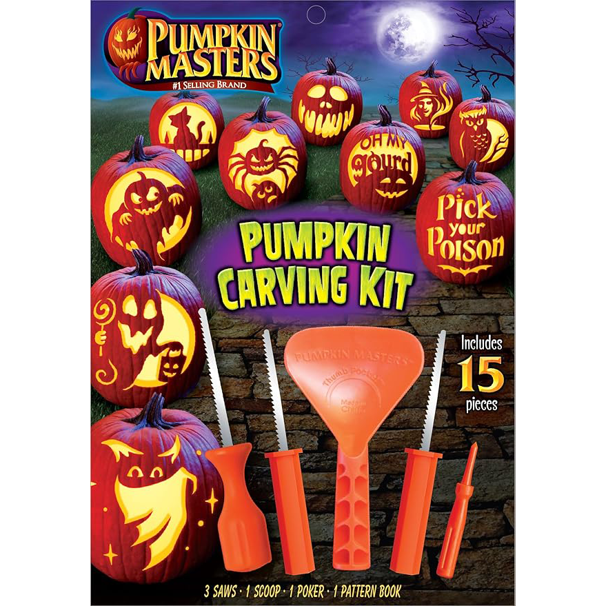 Pumpkin Masters Pumpkin Carving Kit – 15 Piece Set