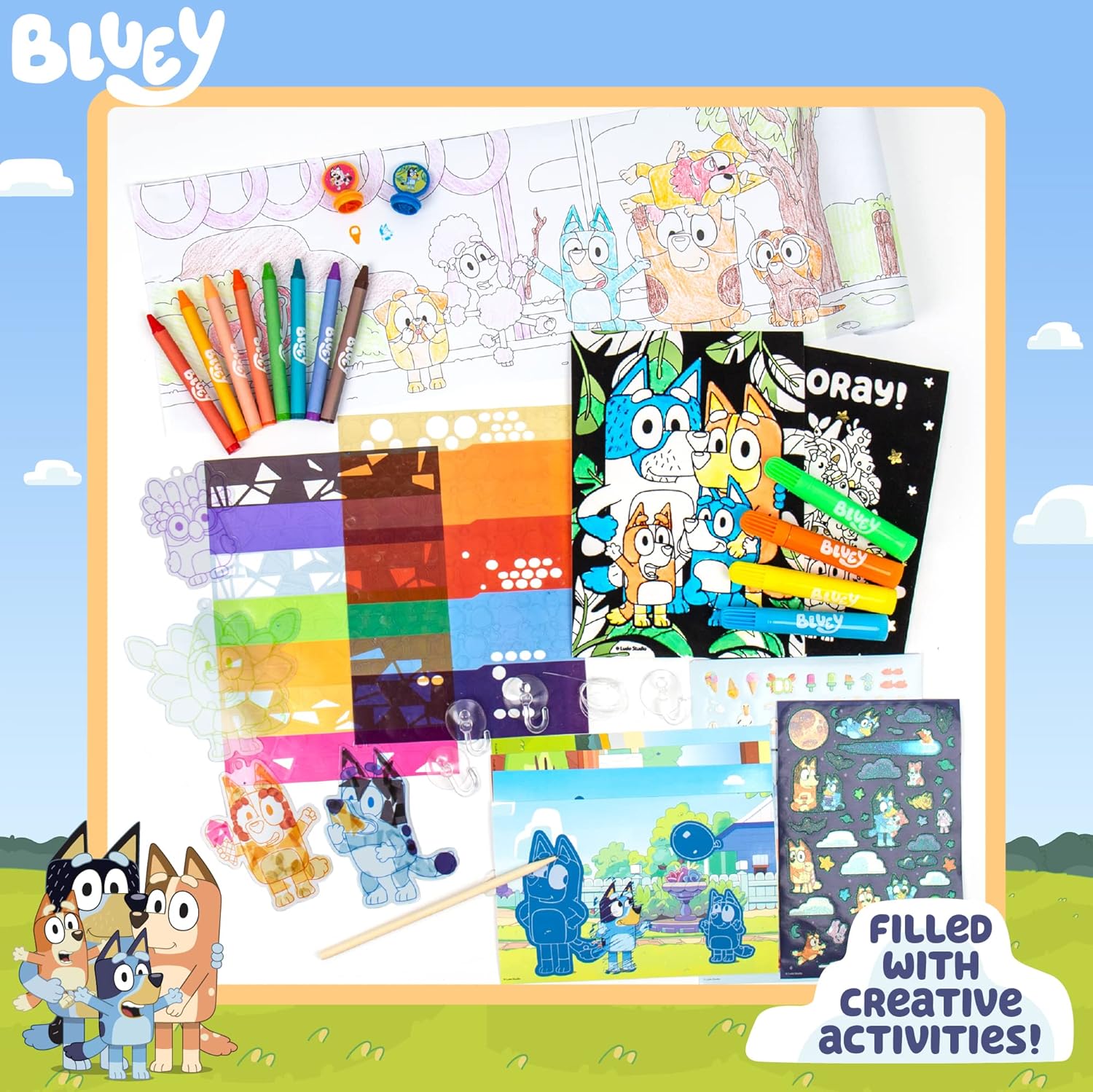 Bluey Ultimate Activity Backpack Includes 10+ Activities
