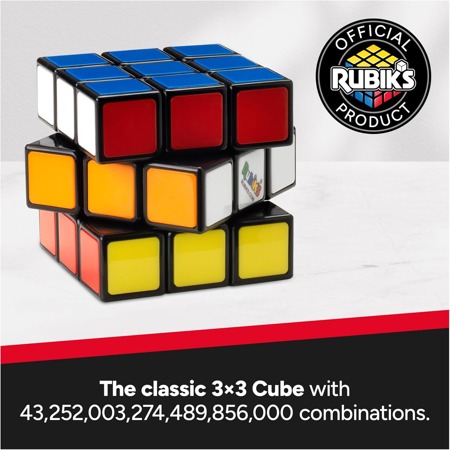 Rubik's Cube Puzzle Cube & Brain Teaser Fidget Toy – 3"x 3"