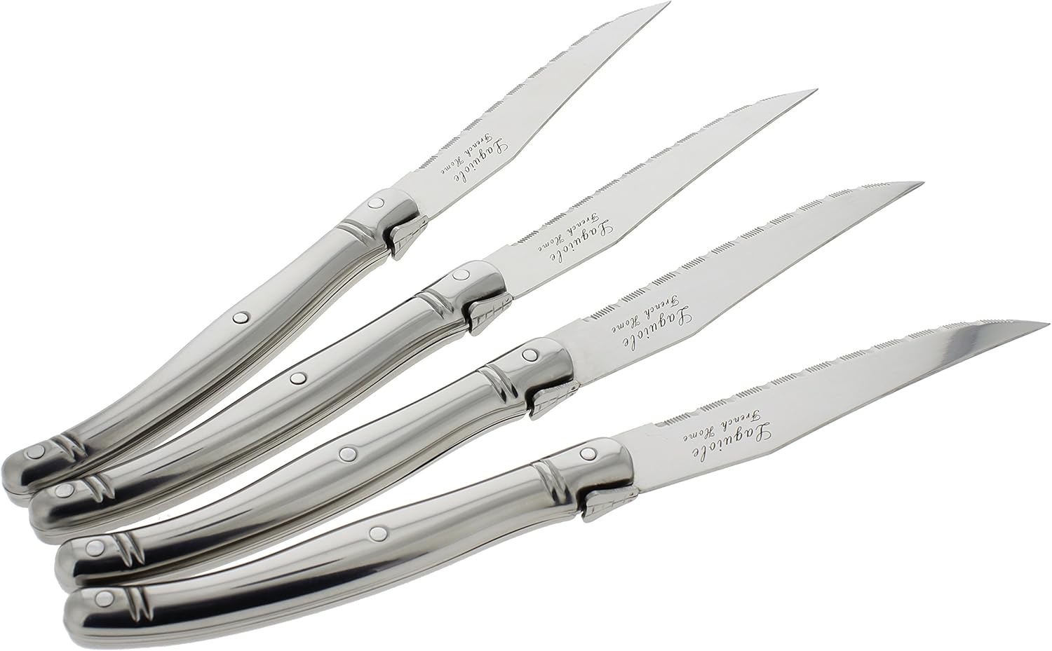 French Home Laguiole Stainless Steel Steak Knives – Set of 4