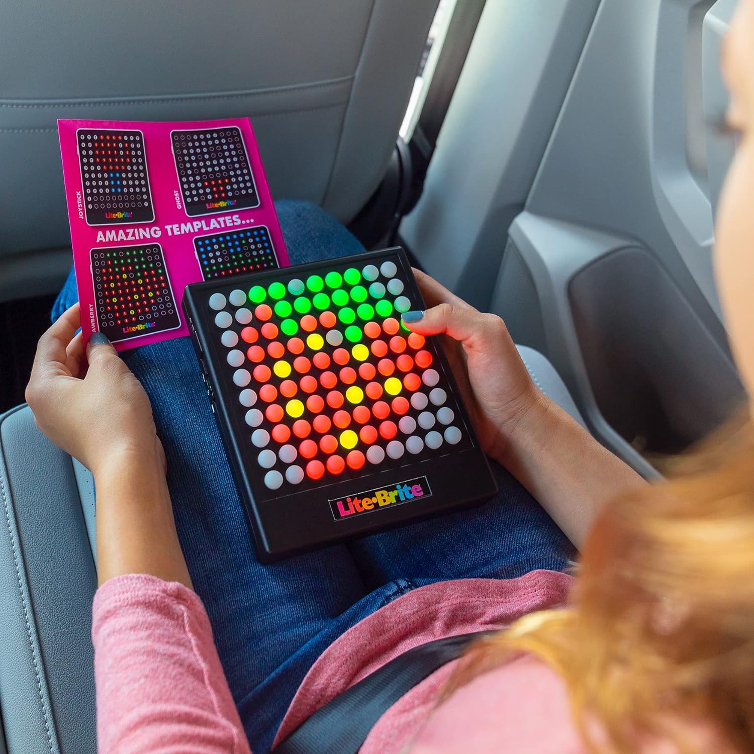 Lite-Brite Touch - Create Play & Animate - Light Up Portable Stem Sensory Learning Toy