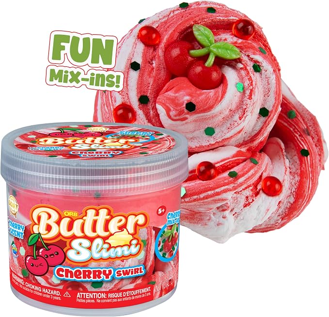 Butter Soft and Stretchy Cherry Scented Slimi Swirl
