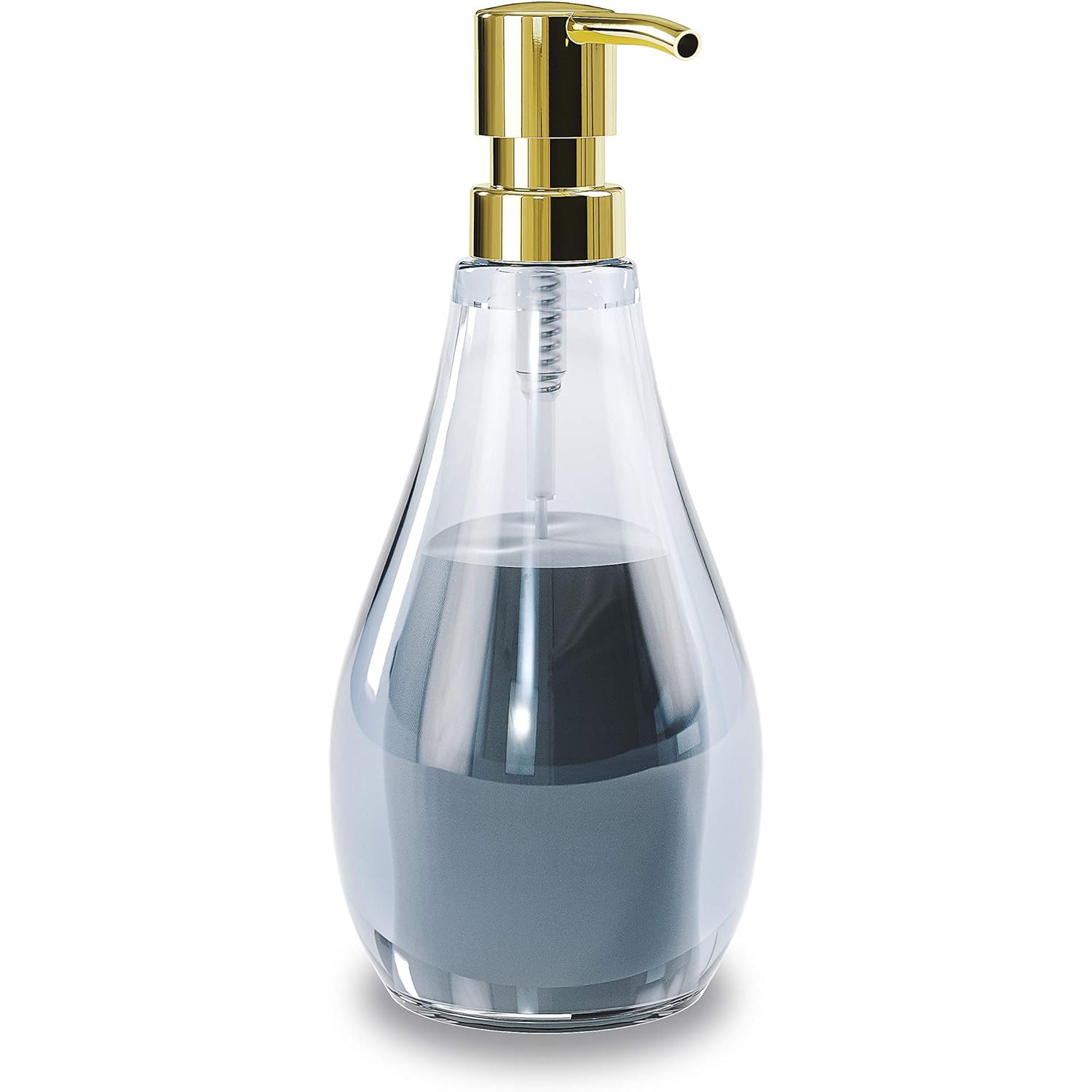 Umbra Droplet Soap Pump – Clear Denim