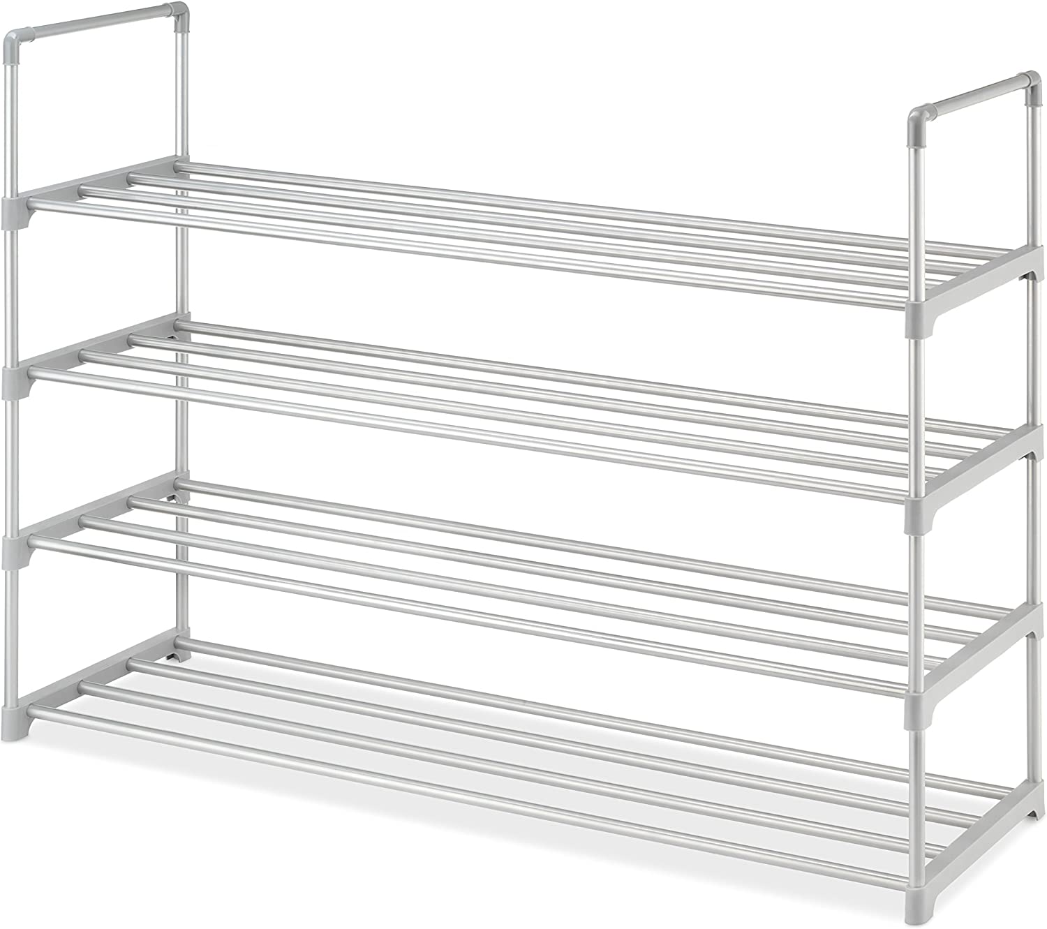 4-Tier Shoe Rack – Gray - LOCAL DELIVERY ONLY