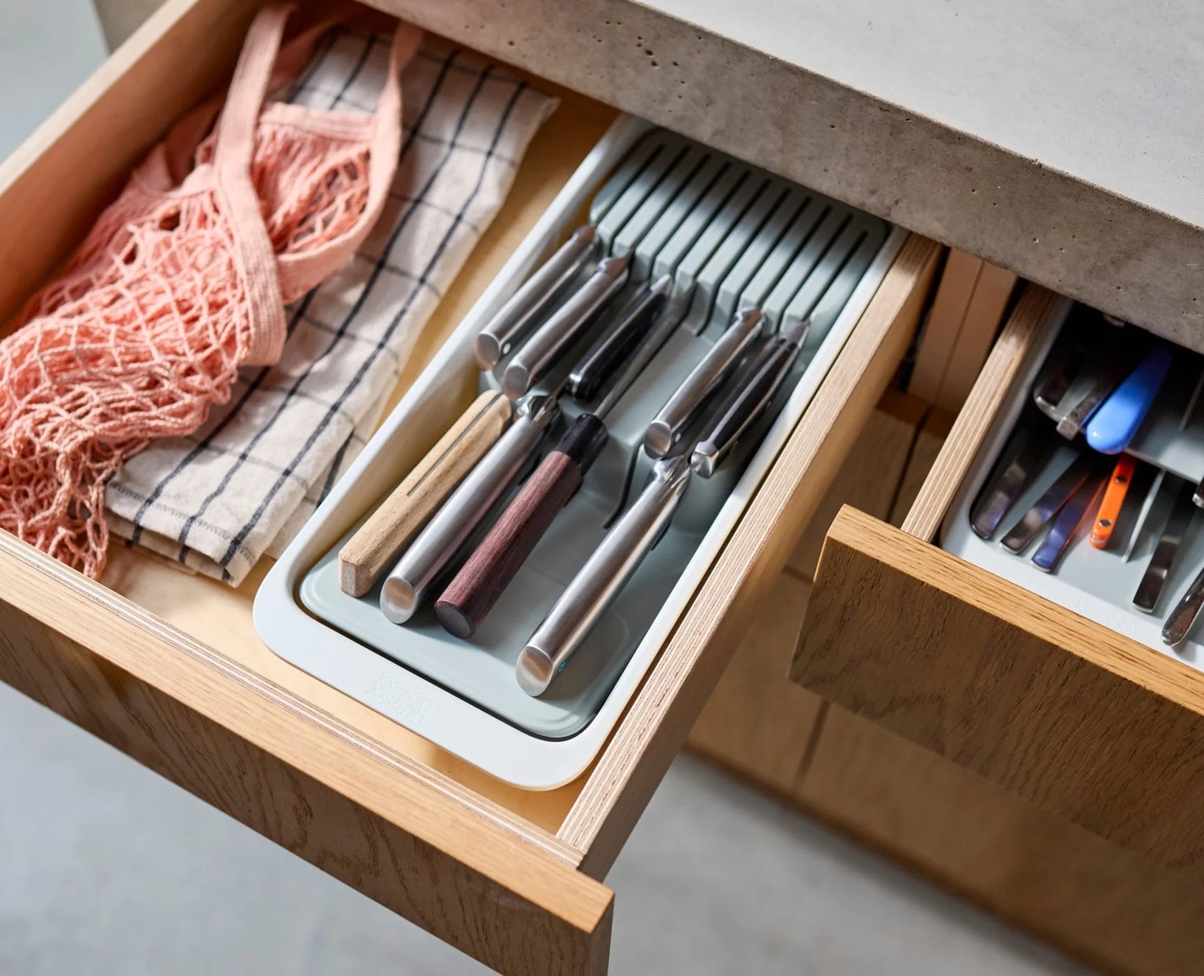 Joseph Joseph DrawerStore 2-Tier Compact Knife Organizer – 15.7" x 6.7"