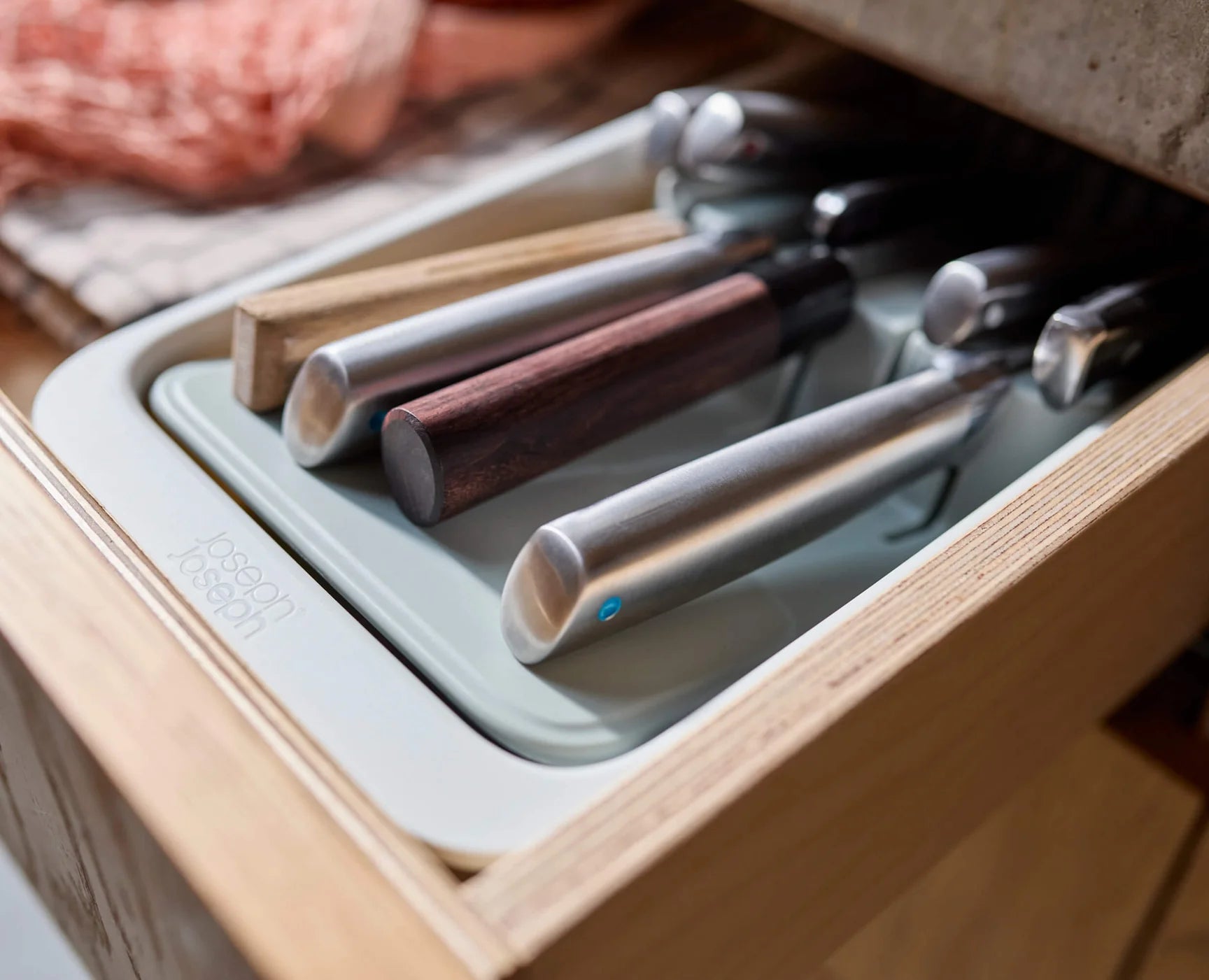 Joseph Joseph DrawerStore 2-Tier Compact Knife Organizer – 15.7" x 6.7"
