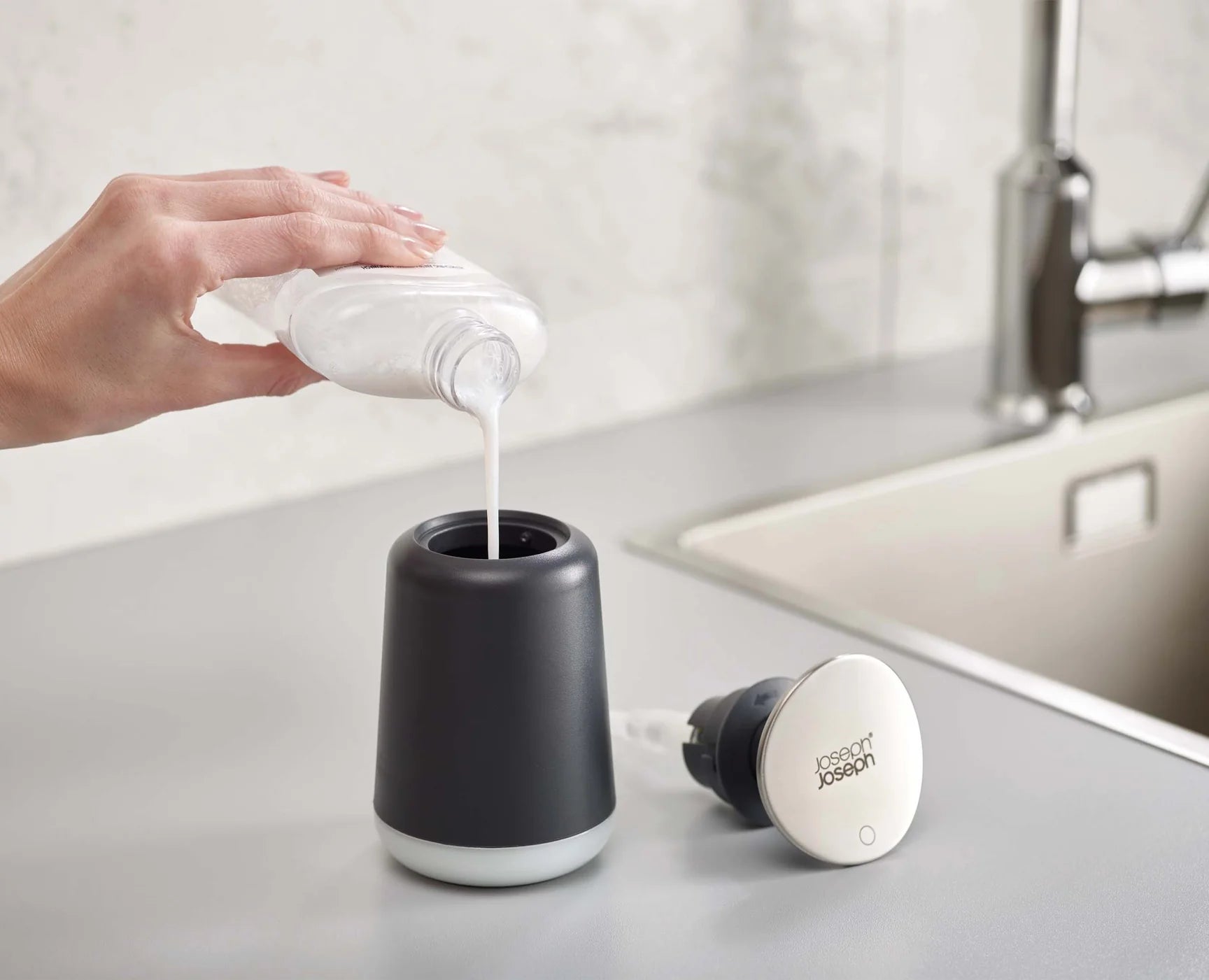 Joseph Joseph Presto Hygienic Soap Dispenser – Gray
