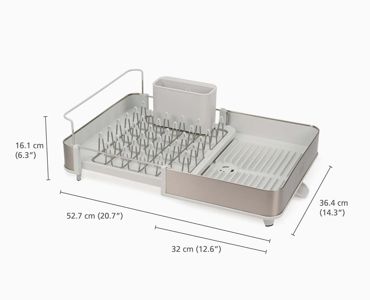 Joseph Joseph Extend Steel Expandable Dish Rack –  Stone