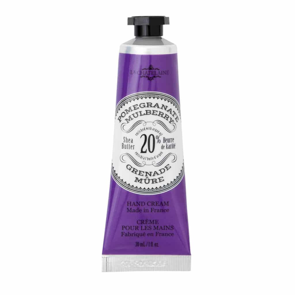 La Chatelaine Travel Size Hand Cream – Pomegranate Mulberry