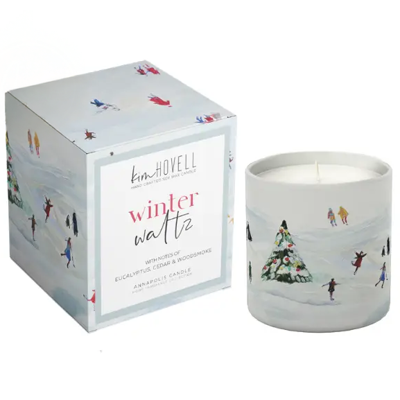 Kim Hovell Winter Waltz Christmas Candle – 8 oz