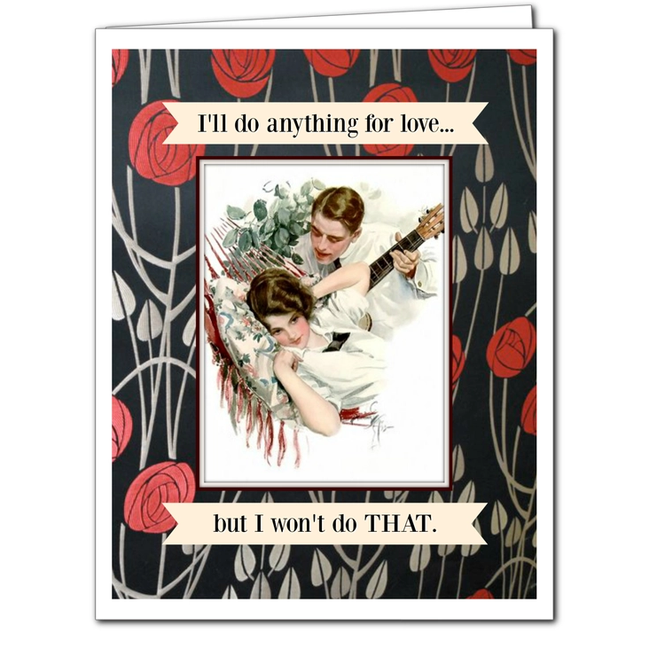 Umlaut Brooklyn Valentines Card – I'll Do Anything For Love