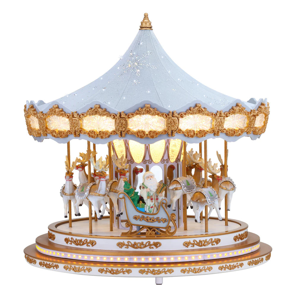 Mr. Christmas 90th Anniversary Collection - Animated & Musical Crystal Carousel