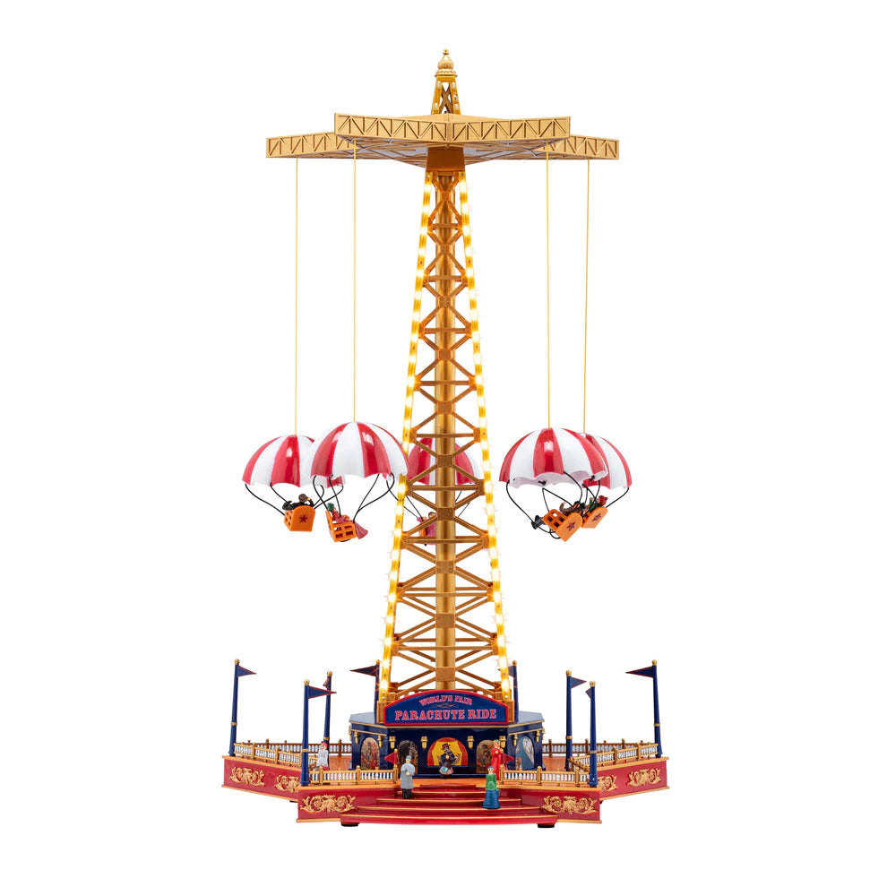 Mr. Christmas 90th Anniversary Collection - Animated & Musical Worlds Fair Parachute Ride