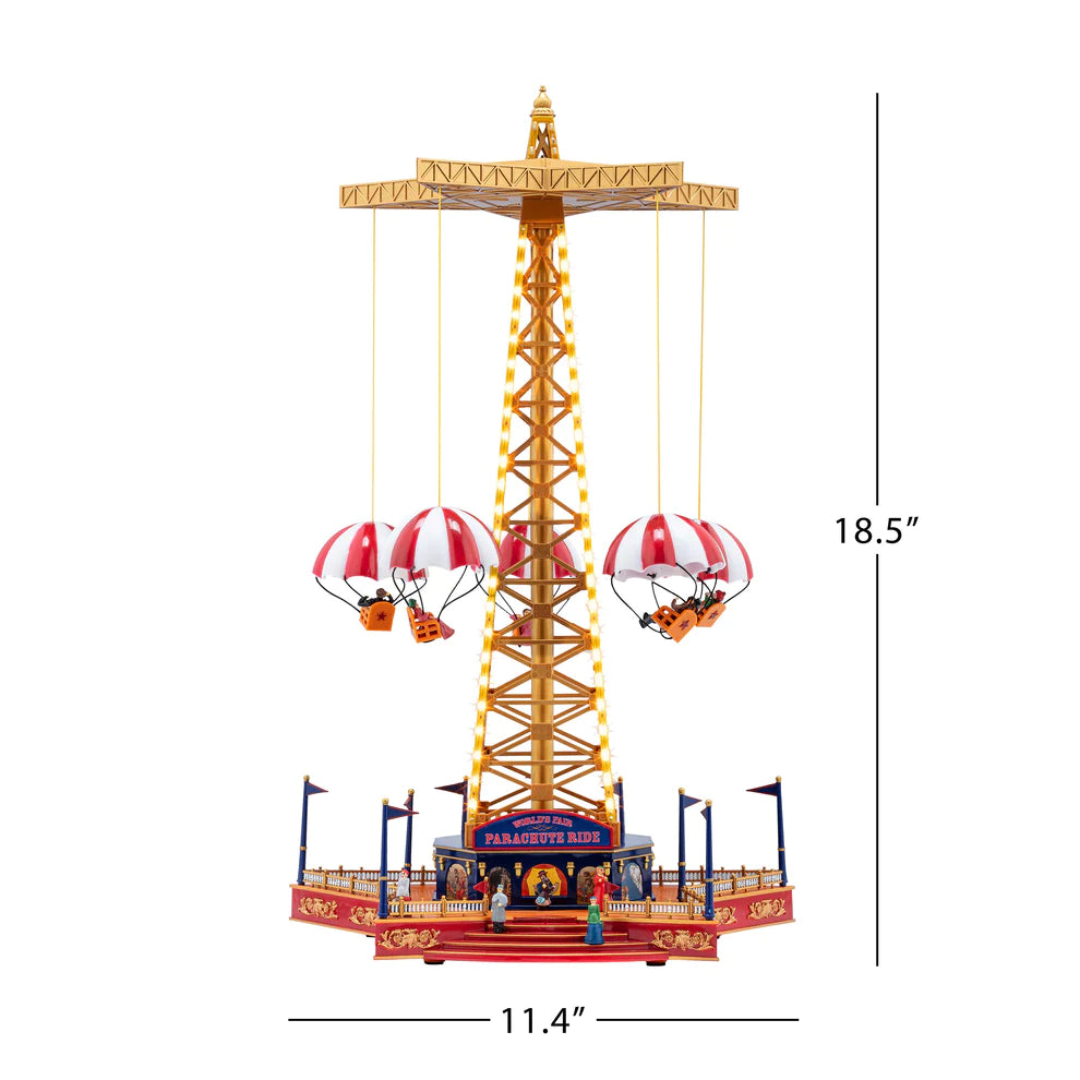 Mr. Christmas 90th Anniversary Collection - Animated & Musical Worlds Fair Parachute Ride