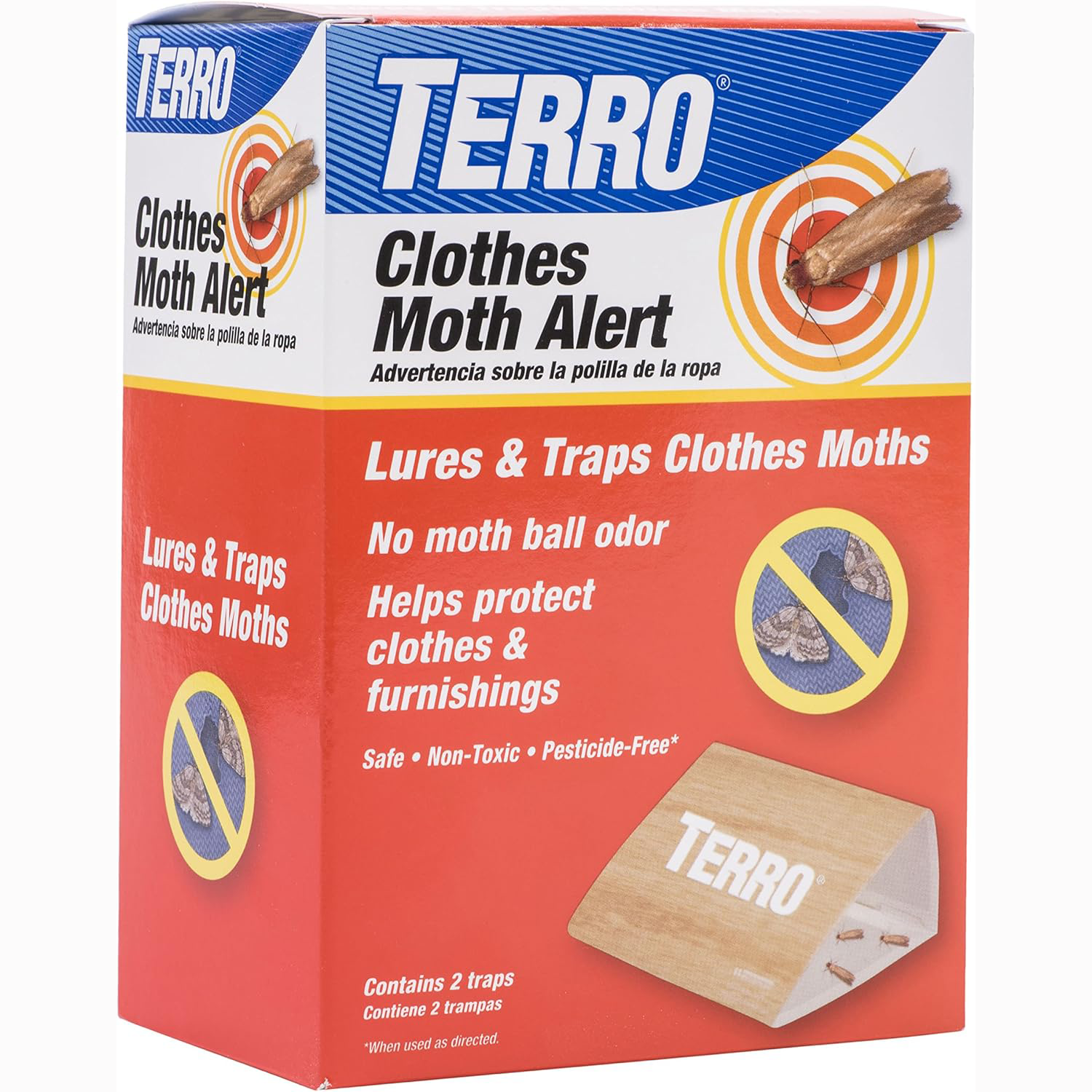 Terro Safe Non-Toxic Clothes Moth Traps – 2pk