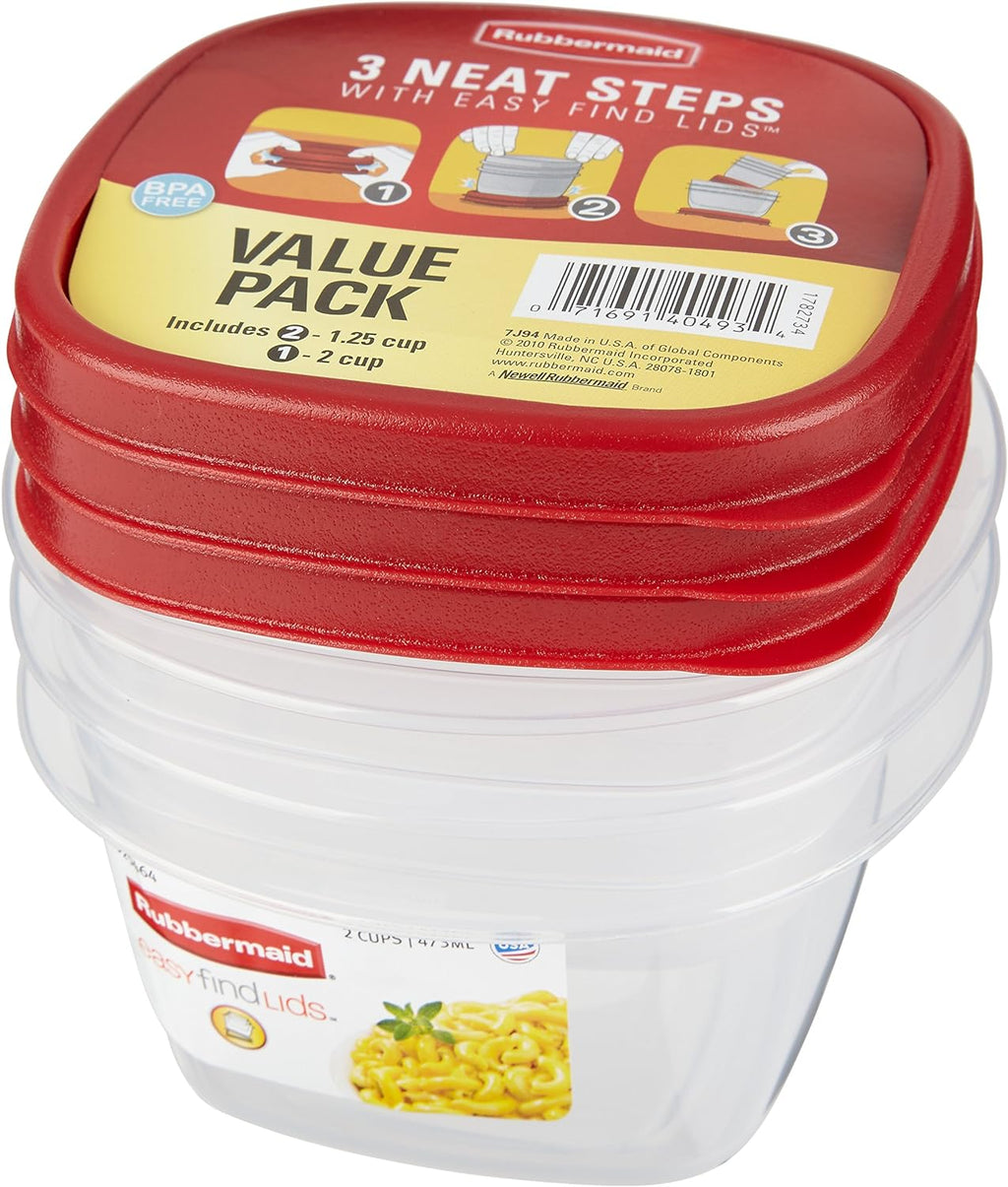 Rubbermaid Easy Find Lids Container & Lid 14 Cup