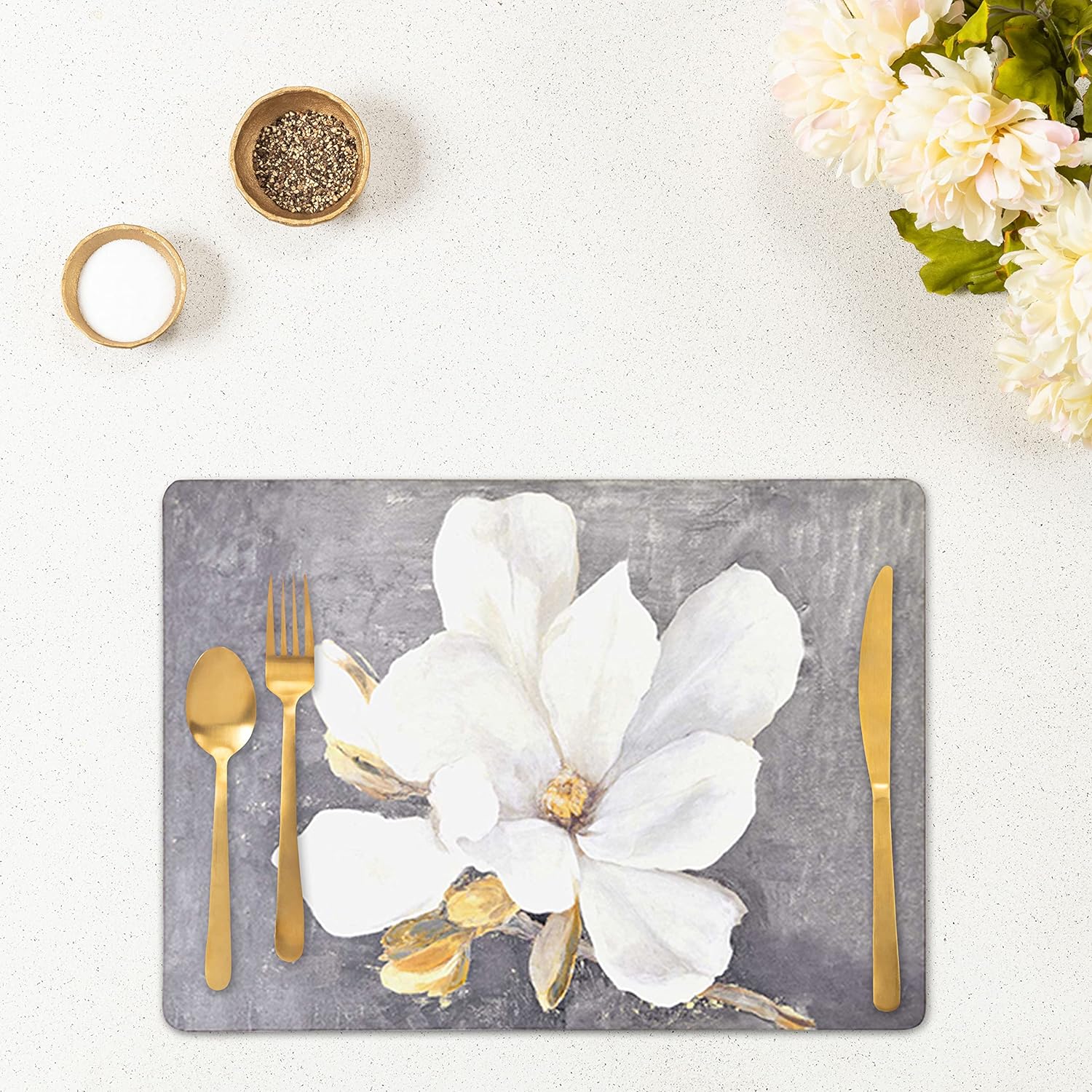 Magnolia Art Hardboard Placemats – Boxed 4 Pack