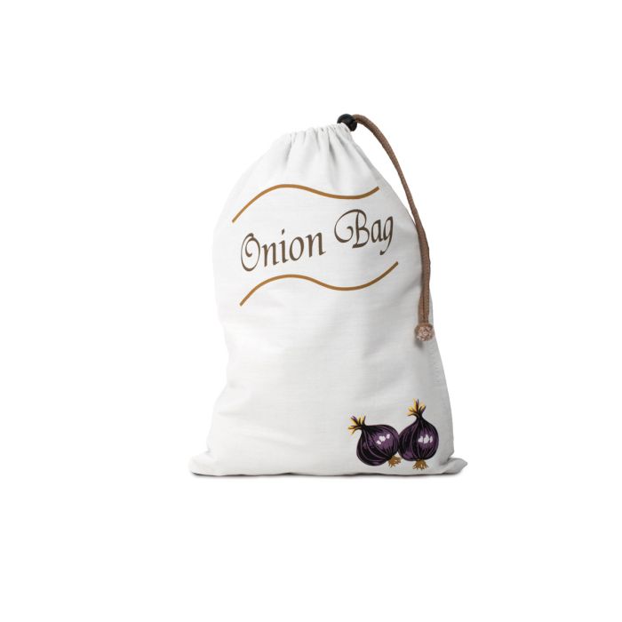 Kitchen Potato & Onion Saver Fabric Bags – Set of 2