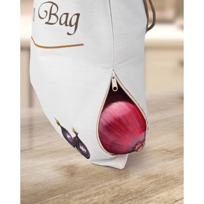 Kitchen Potato & Onion Saver Fabric Bags – Set of 2