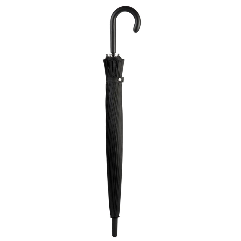Rib Stick Umbrella with Auto Open Technology – Black