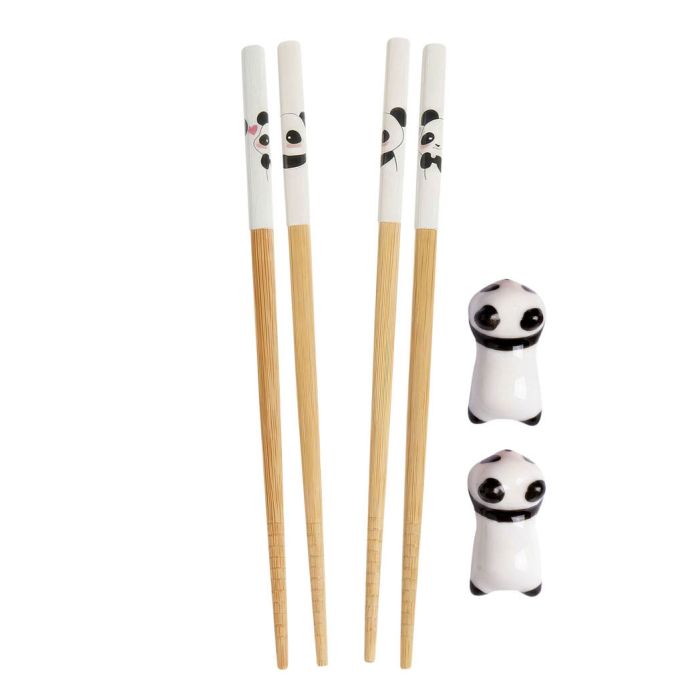 Helen’s Asian Kitchen Chopstick And Rest Panda – Set Of 2
