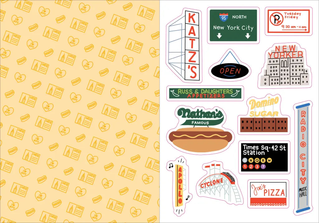 I Love New York City Sticker Books – 425+ Stickers Celebrating the Big Apple